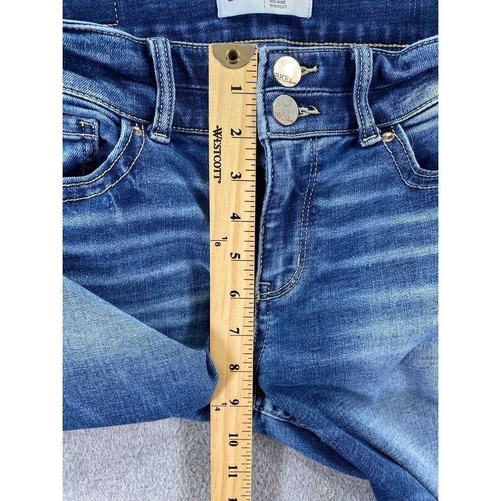 BKE Jeans Womens 28 Boot Cut Mid Rise Denim Stretch Medium Wash Payton - Picture 3 of 9